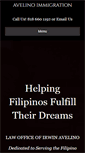 Mobile Screenshot of filipinoimmigrationattorney.com